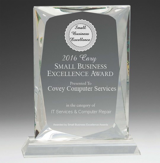 Cary Small Business Excellence Award 2016